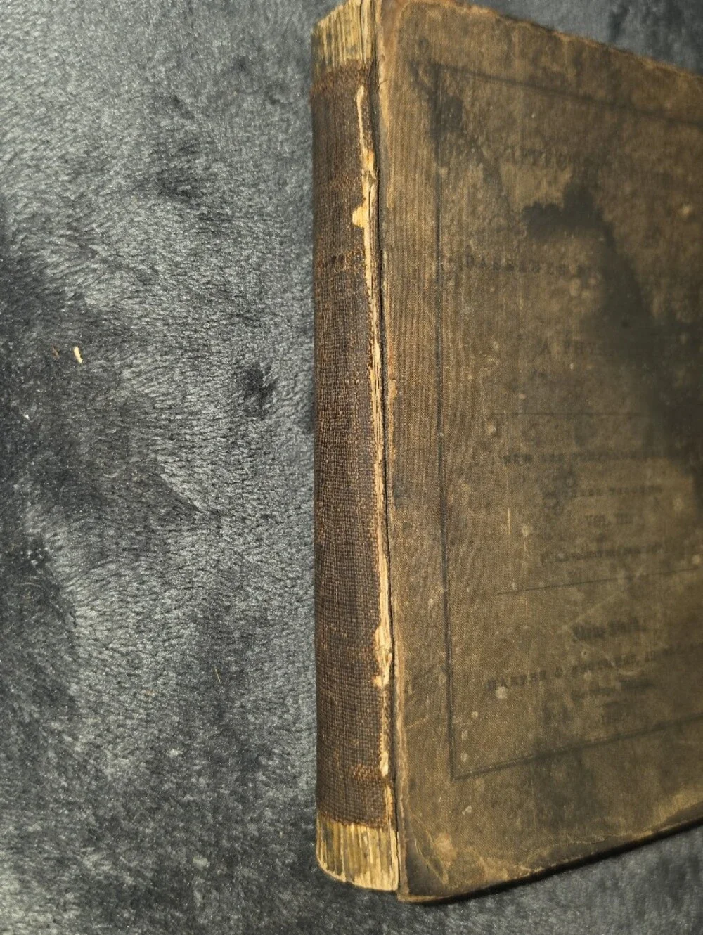 DIARY OF A LATE PHYSICIAN Vol 3 Samuel Warren/Dark Academia Antique 1839 Book!